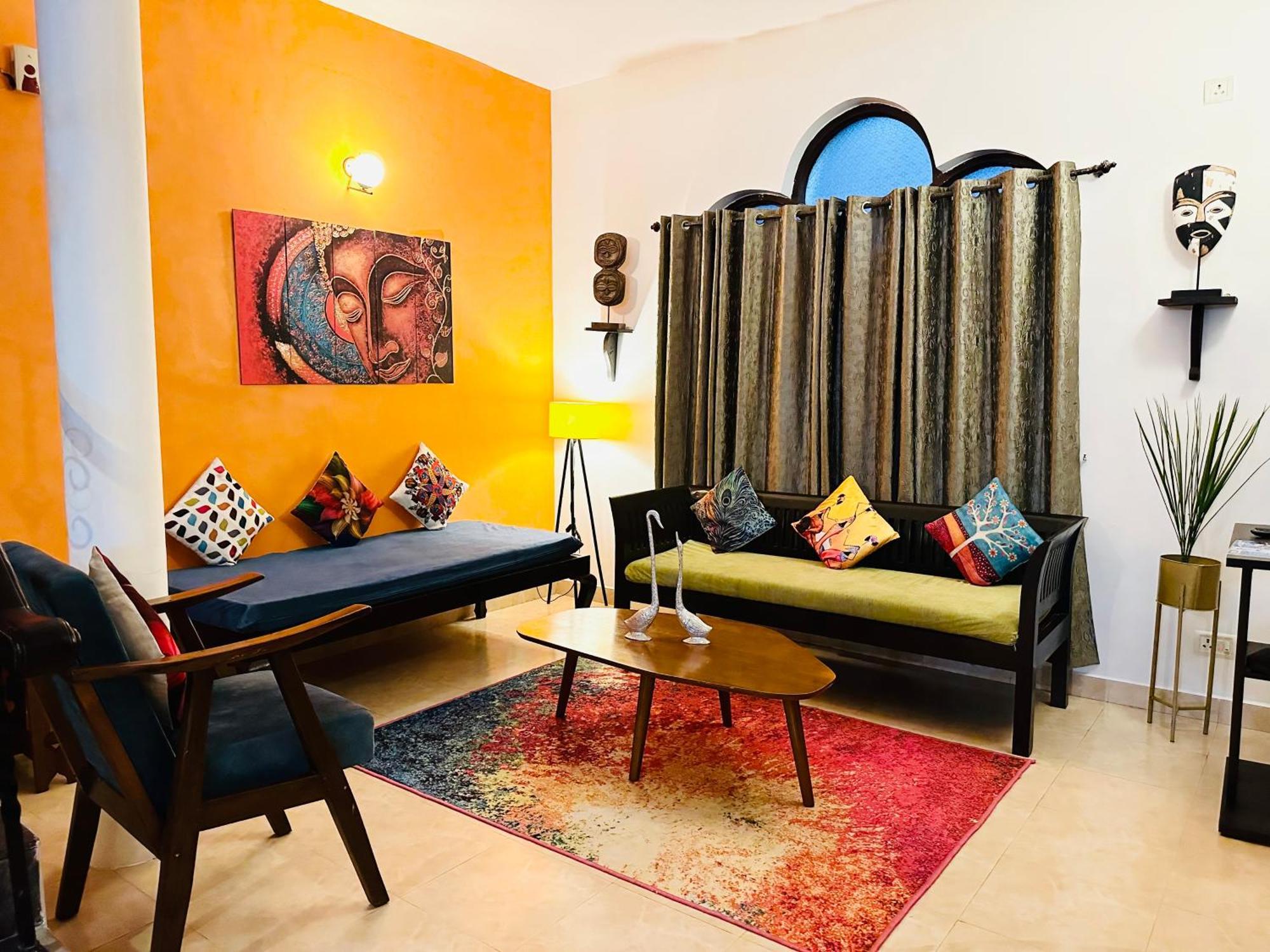Gr Stays - Duplex 3Bhk Villa With Pool Arpora I Baga Beach 5 Mins Экстерьер фото